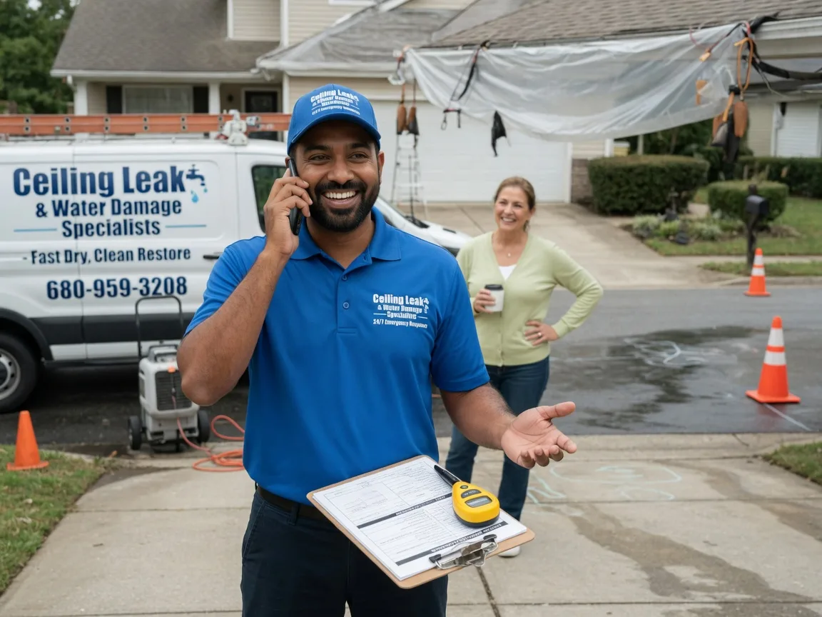 Ceiling Leak Cleanup Flint Hill, VA FAQs